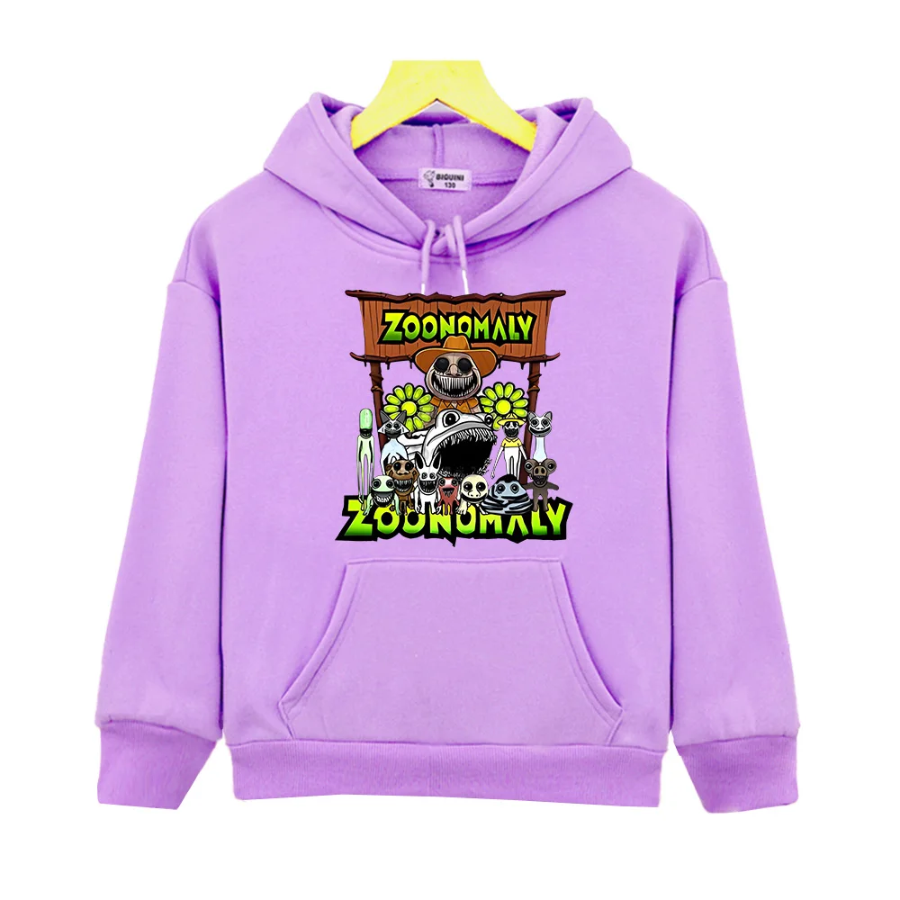 Худи Zoonomaly игровое графическое с длинным рукавом свитшоты для мальчиков и