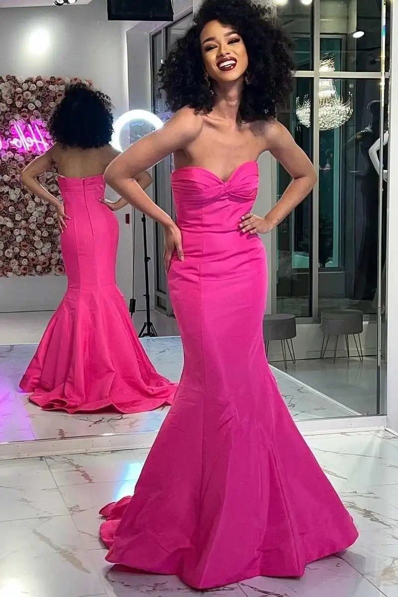 

Sexy Backless Sweetheart Mermaid Party Dress