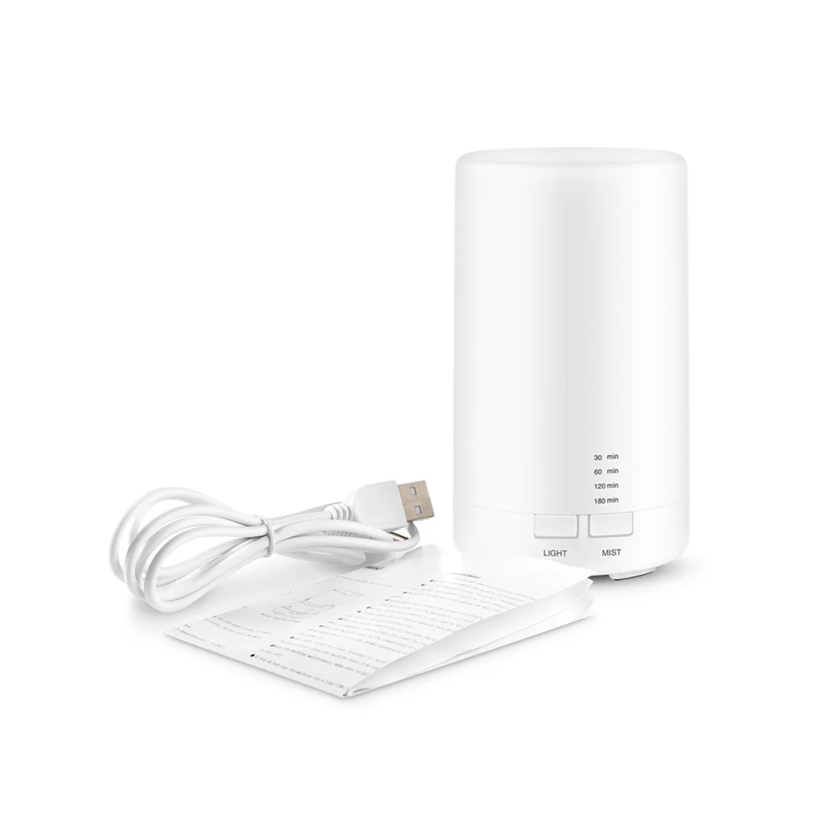 

7 Color Night Light USB Charging Air Ultrasonic Humidifier Aromatherapy Essential Oil Diffuser for Home Car Office