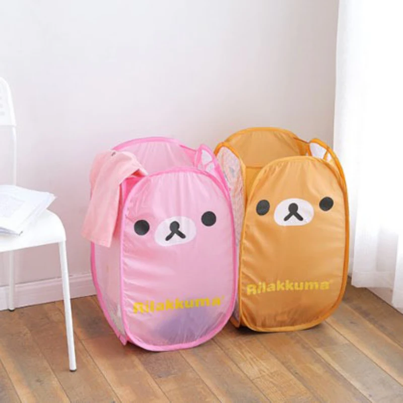 Складная корзина для белья органайзер большой емкости с мультяшным рисунком