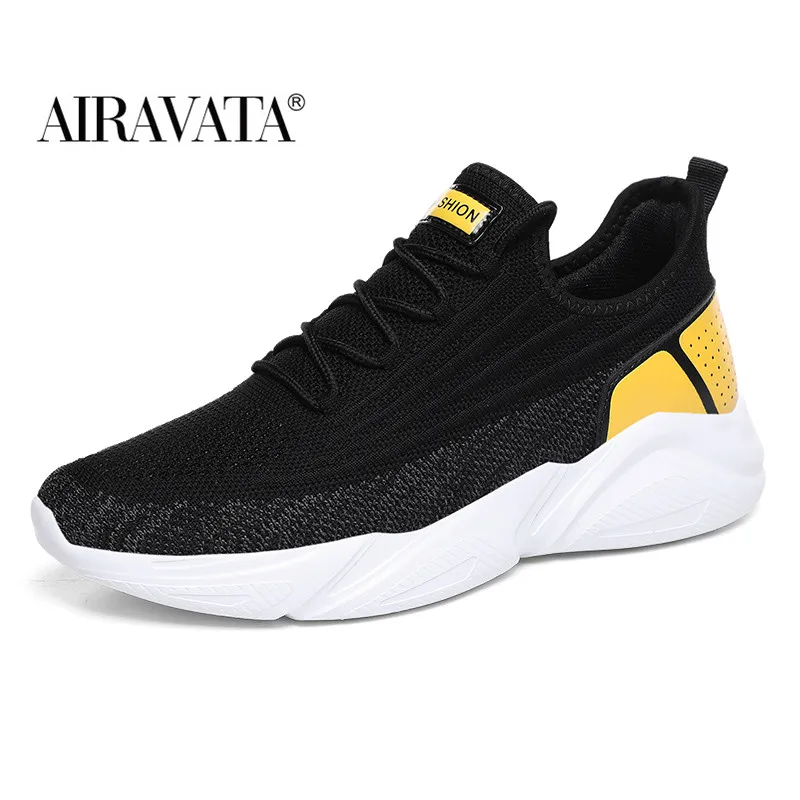 Mens Sneakers Casual Running Shoes Outdoor Trendy Flexible Jogging Footwear Mesh Breathable Male Sneakers
