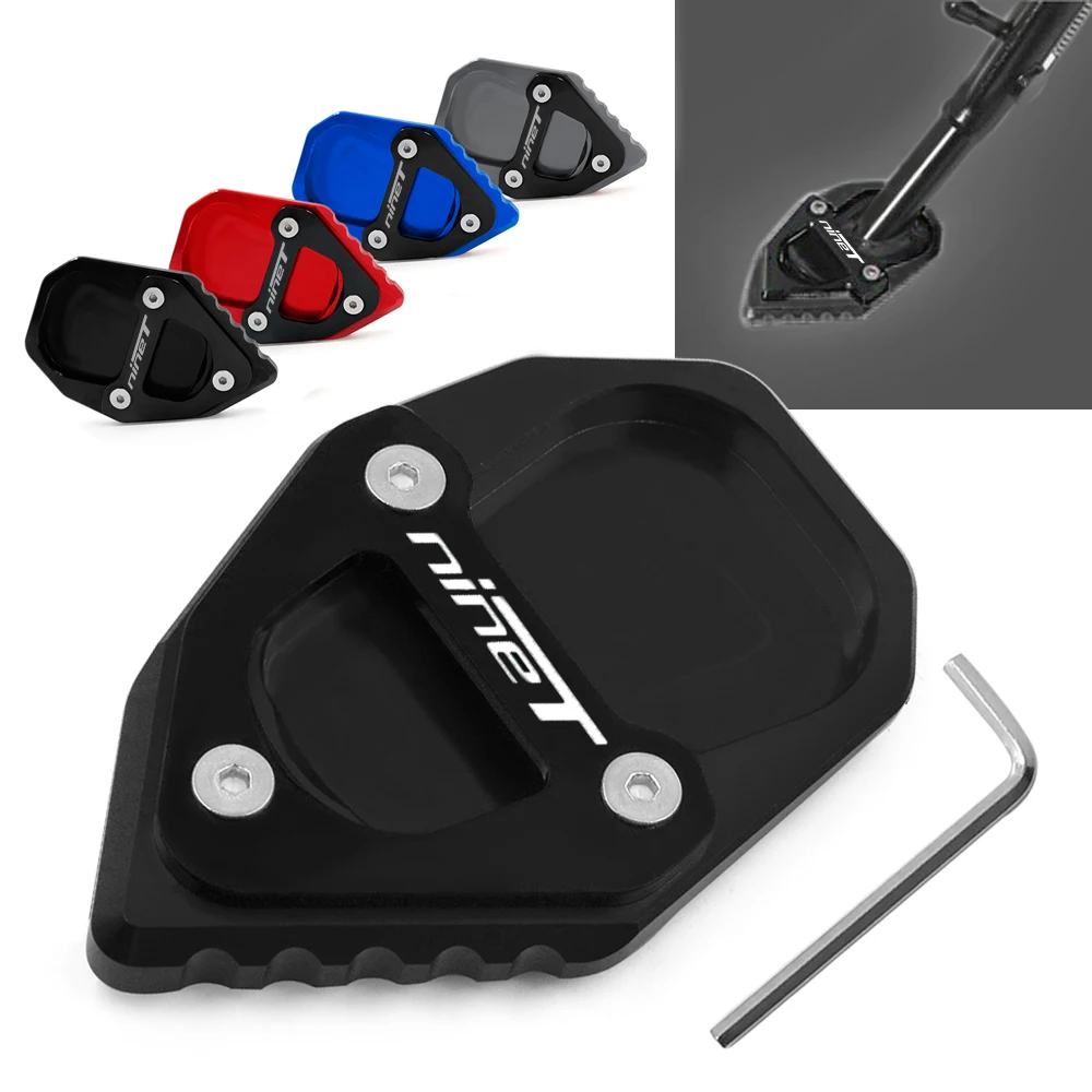 

For BMW RNINET R NINET Rnine T R nine T R1200R 2017-2021 Motorcycle Foot Side Stand Enlarger Plate Kickstand Extension Pads