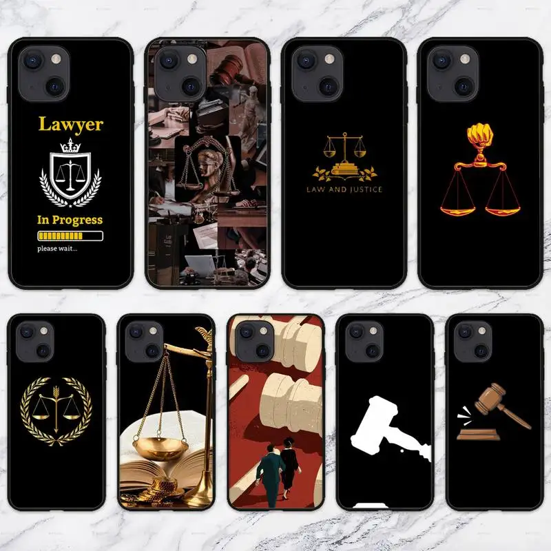 Чехол для телефона в стиле судьи iPhone 11 12 Mini 13 Pro XS Max X 8 7 6s Plus 5 SE XR | Чехлы