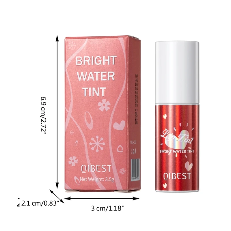 

QIBEST Sexy Long Lasting Lip Gloss Non Stick Cup Lipstick Lip Makeup Women