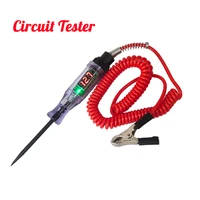 6 24v car circuit tester pen digital display long probe pen light bulb automobile car fault circuit repair tools test pencil