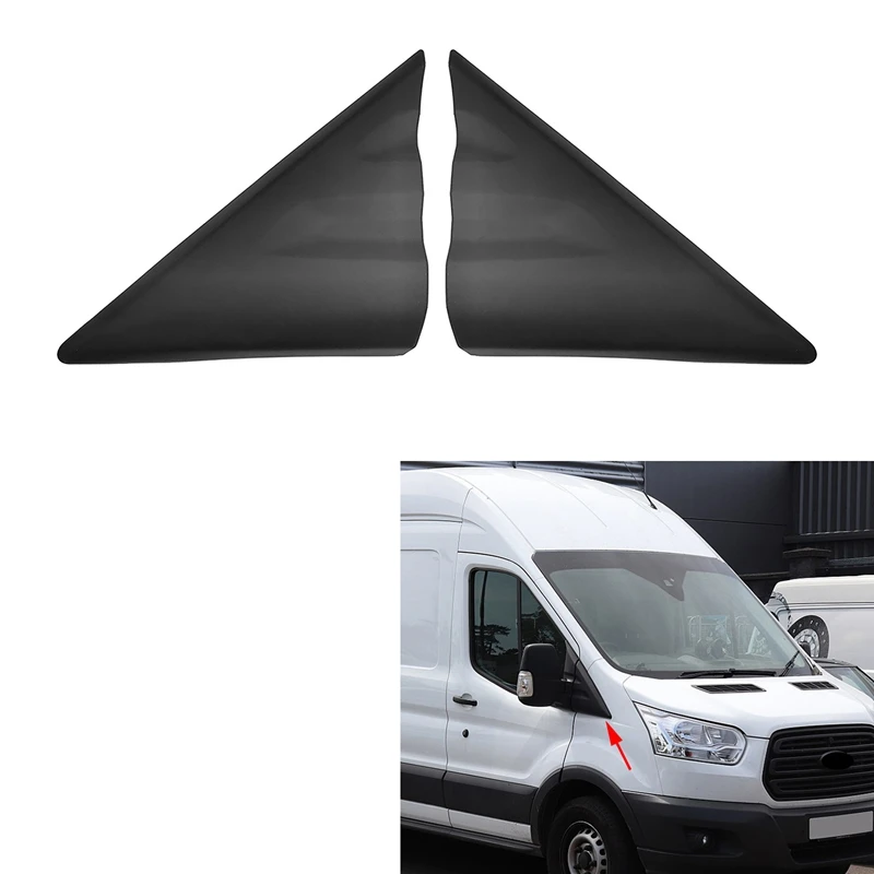 

For Ford Transit MK8 2014-2020 External Front Rearview Mirror Triangular Cover A Pillar Triangular Plate Trim