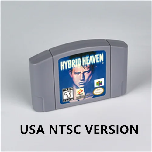 

Hybrid Heaven for Retro 64 Bit Game Cartridge USA Version NTSC FormatChidren Gift Gaming