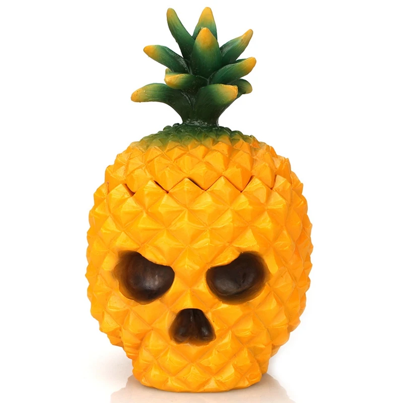 

Pineapple Skull Statue Storage Box Home Desk Office Room Decor Gift Party Decoration Statue Home Decoration