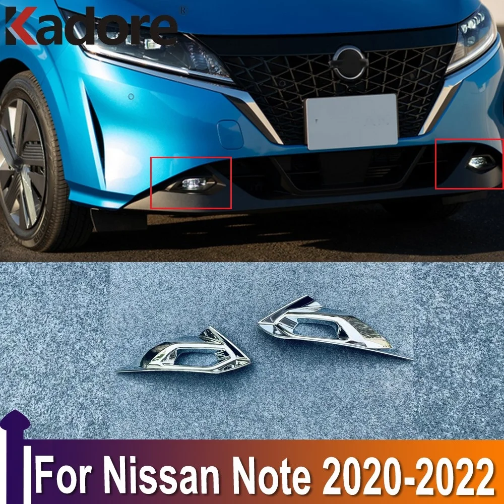 

Аксессуары для автомобиля для Nissan Note 2020 2021 2022 ABS Хром передний противотуманный фонарь отделка крышка лампы стикер