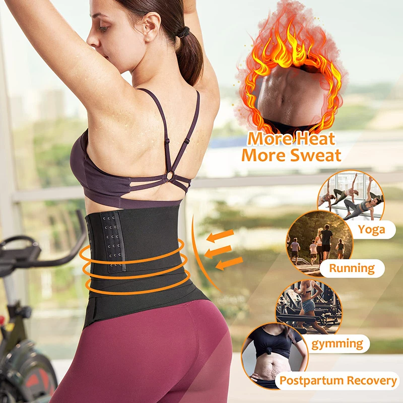 Snatch Me Up Bandage Wrap Slimming Waist Trainer For Women Belly Body Shaper Waist Trimmer Belt Long Torso Tummy Sweat Shapewear