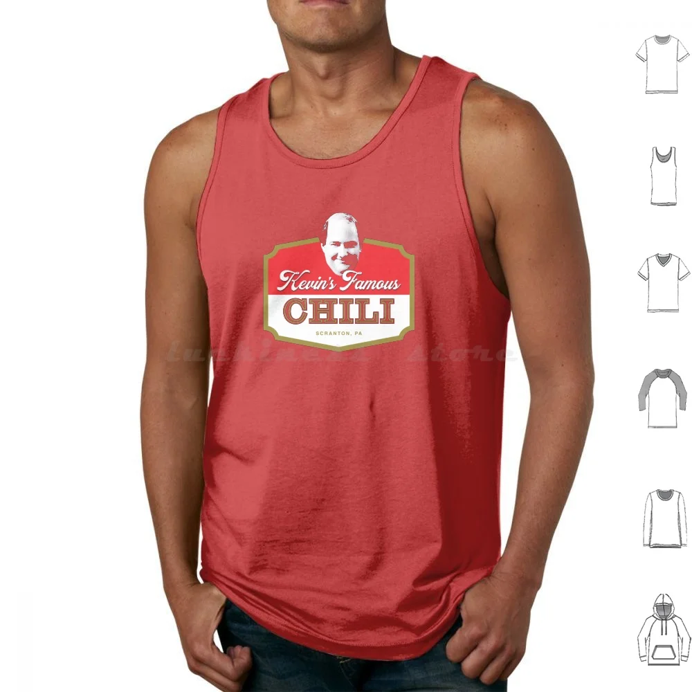 

Kevin'S Famous Chili Tank Tops Vest Sleeveless The Office Office Dwight Schrute Jim Halpert Pam Beesly Steve Carell Michael