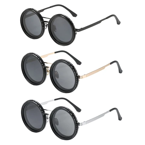 Круглые поляризационные солнцезащитные очки Adjustable Tint