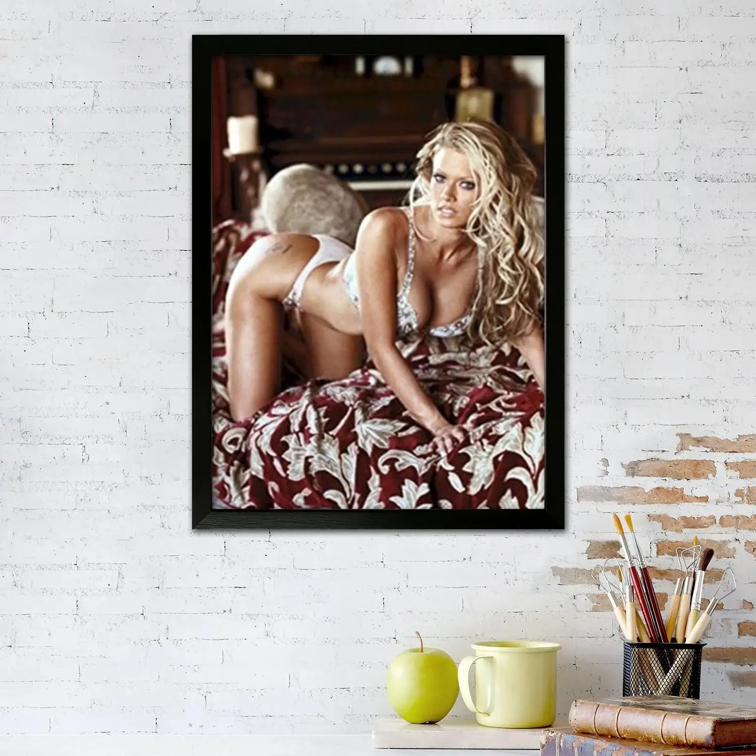 Плакат на холсте и настенное искусство jenna jameson печать с изображением современный