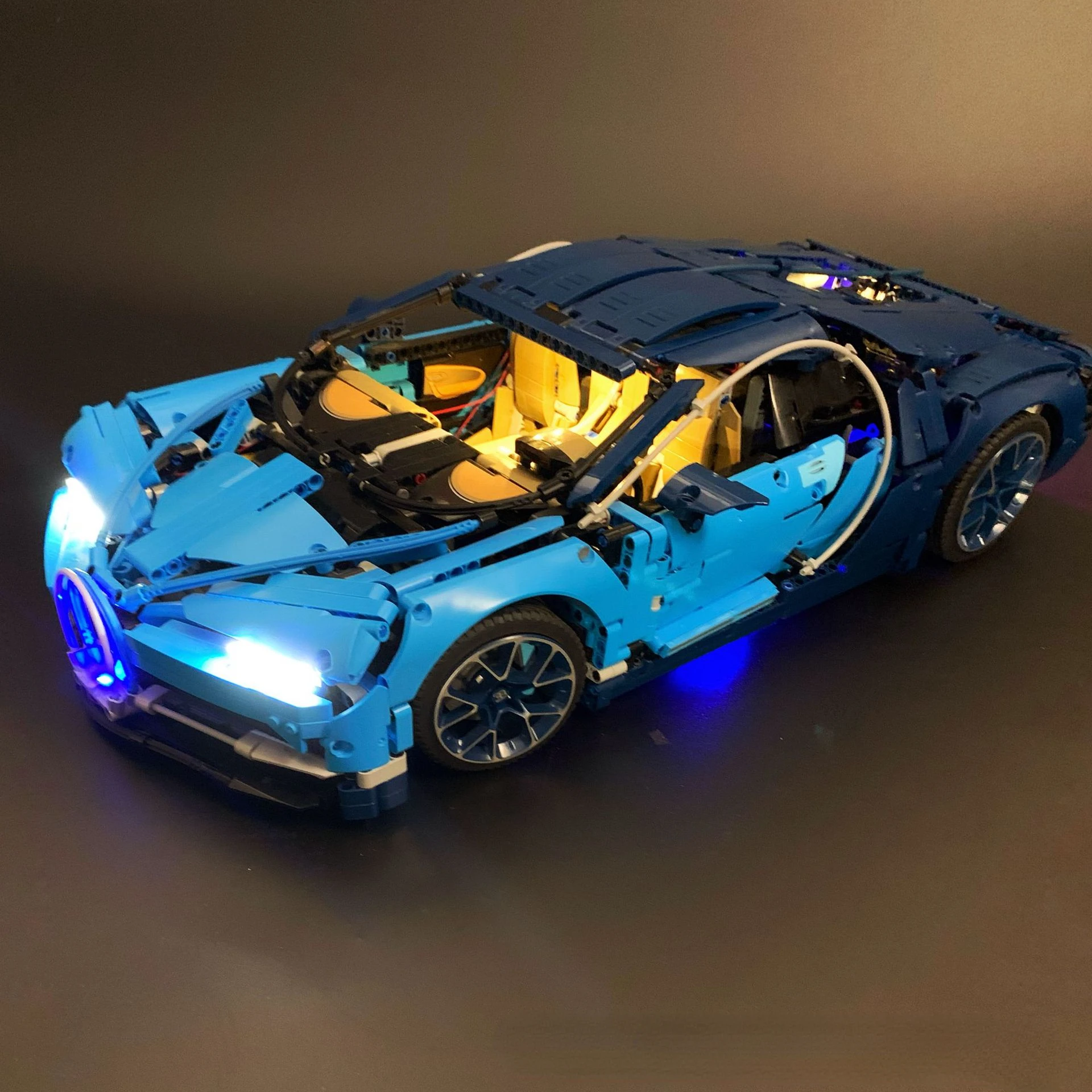 For 42083 Bugattis Chiron Car Building Block Bricks Diy Toys For Boys Only Light Set No Model
