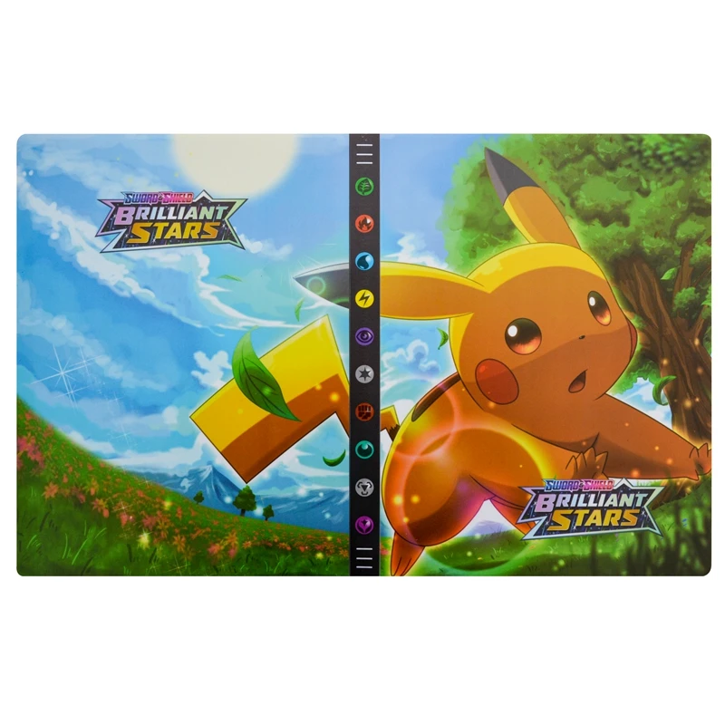 

Pokemon Grande Large Cards Album Book Cartoon Anime Big 9 Pocket 432 Card Pikachu Collection Holder Game Map Binder Folder Gift