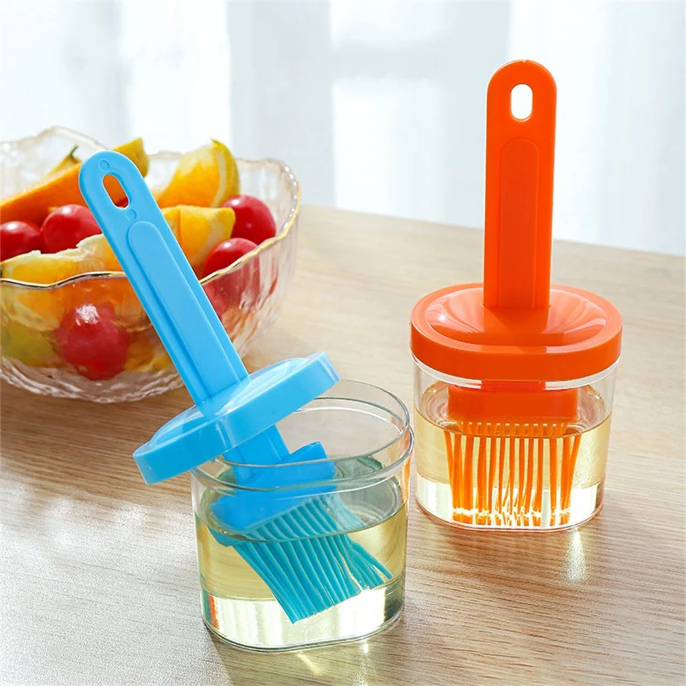 

Silicone Bottle Brush High Temperature Resistant Portable Barbecue Oil Brush Household Baking Oil Brush Pancake Brush Oil Tool
