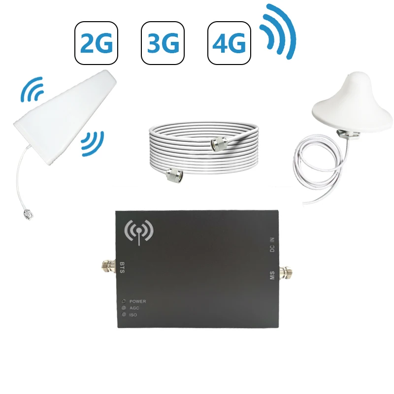Greetwin Cellular 2G 3G 4G Network Repeater High Output 27dBm GSM LTE WCDMA Signal Booster For Indoor Vehicle Use