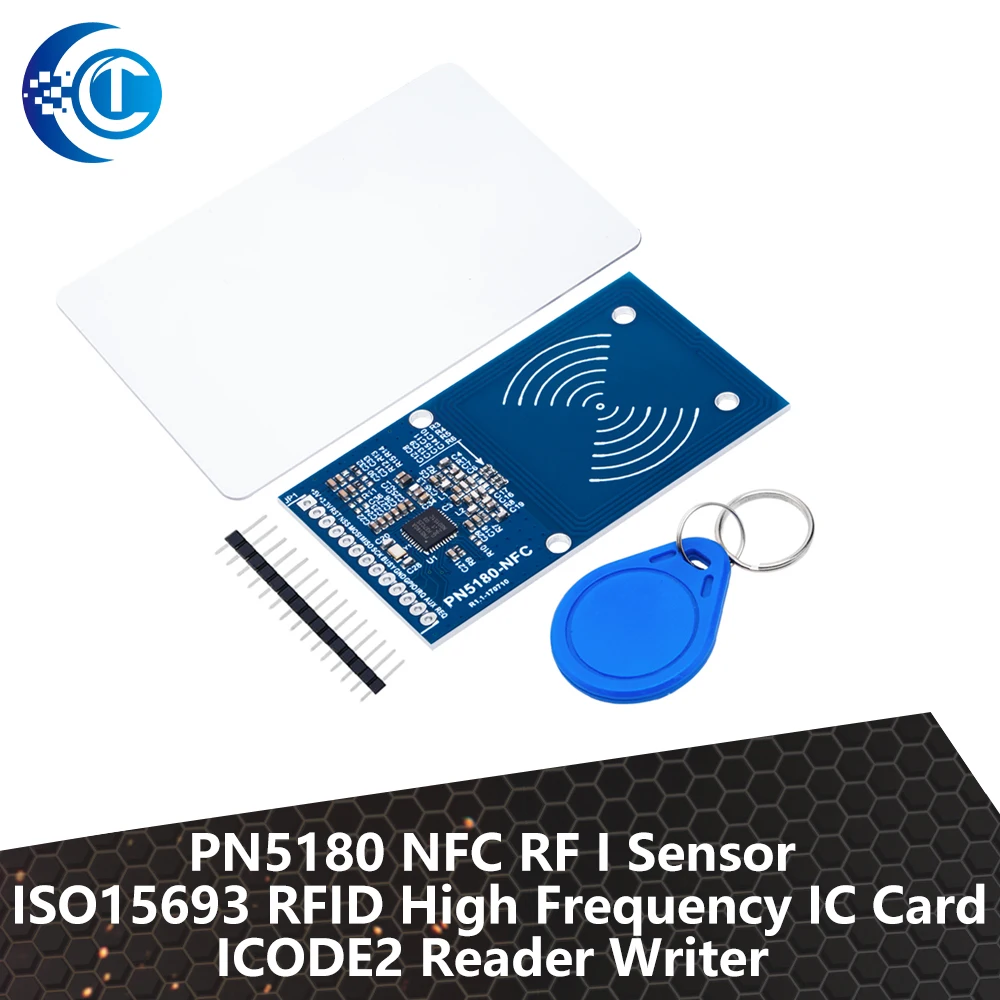 

PN5180 NFC RF I Sensor ISO15693 RFID, высокочастотный IC-кардридер Icode 2, записывающее устройство для Arduino