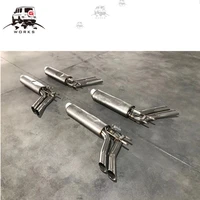 exhaust system g class w463a w464 b style 2018 year 2019 year for car parts exhaust pipe muffler tips muffler pipe w464 b style