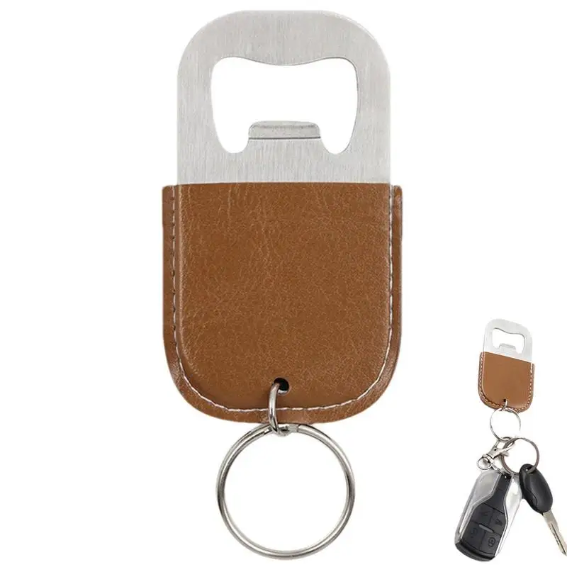 

Leather Bottle Opener Metal & Leather Beer Bottle Opener Kitchen Accessories Bar Supplies Bottle Opener For Wine Beer And Soda