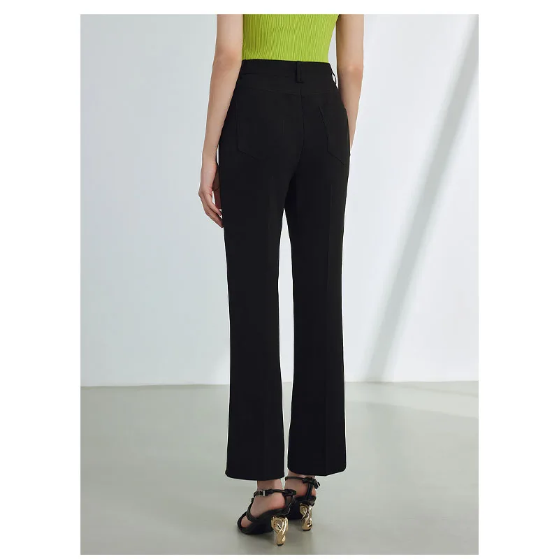 Светильник Роскошные триацетатные Сатиновые женские брюки темно-синие