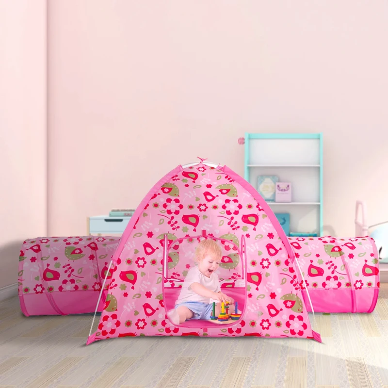 

Kids Tent Play Children Indoor Boys Girls Playhouse Pop up Toddle Polyester