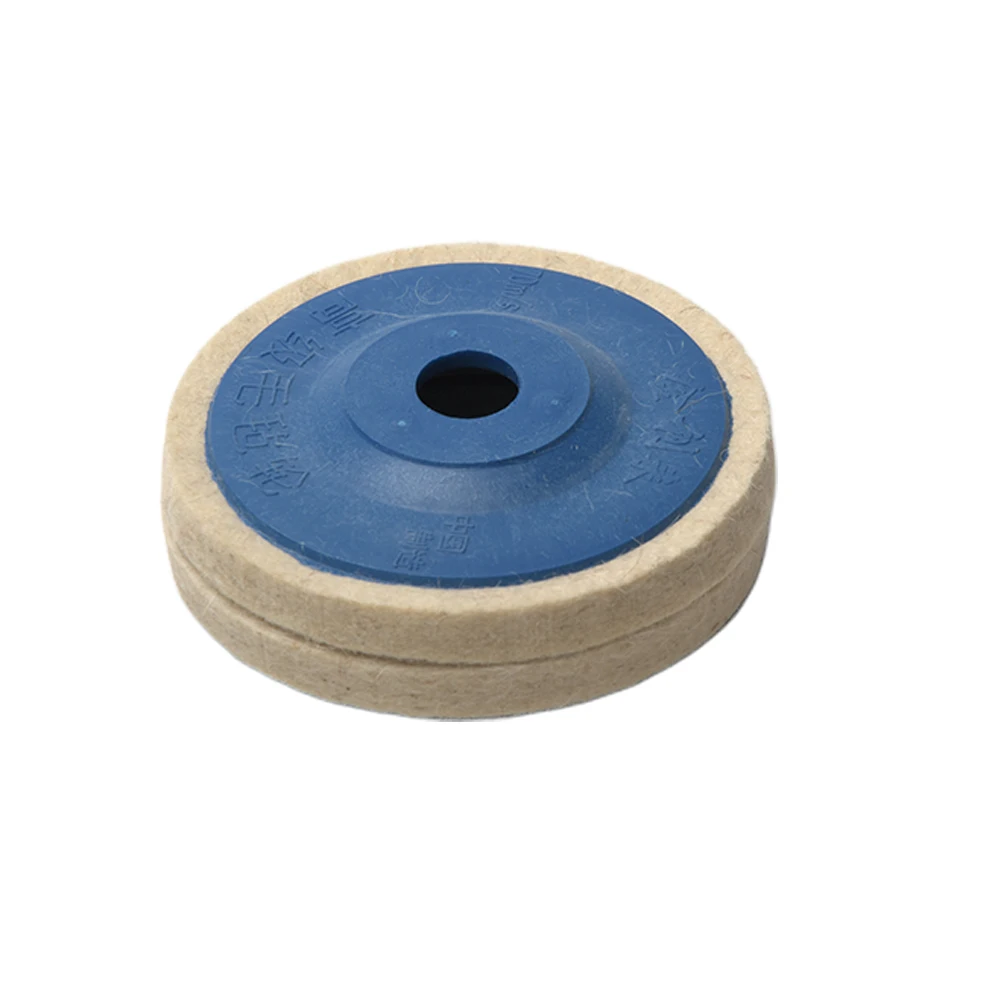 

3pcs Home Abrasive Tools Multifunctional Round Polishing Repair Useful Mirror Glass High Density Artificial Wool Wheel