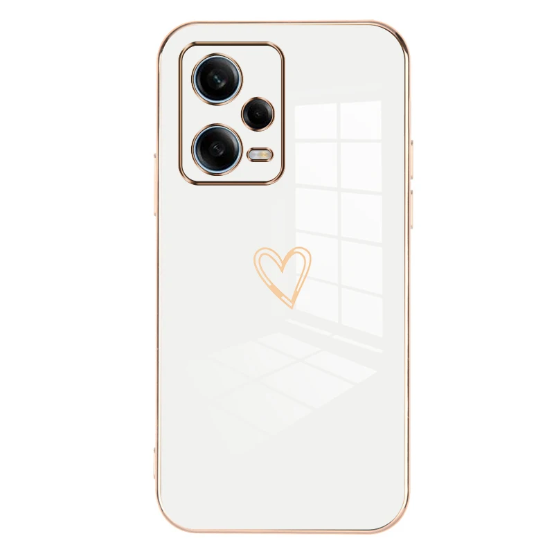 

love Pattern Plating Phone Case For vivo Y78 S17e S17 iQOO Neo 8 Pro Soft Cover