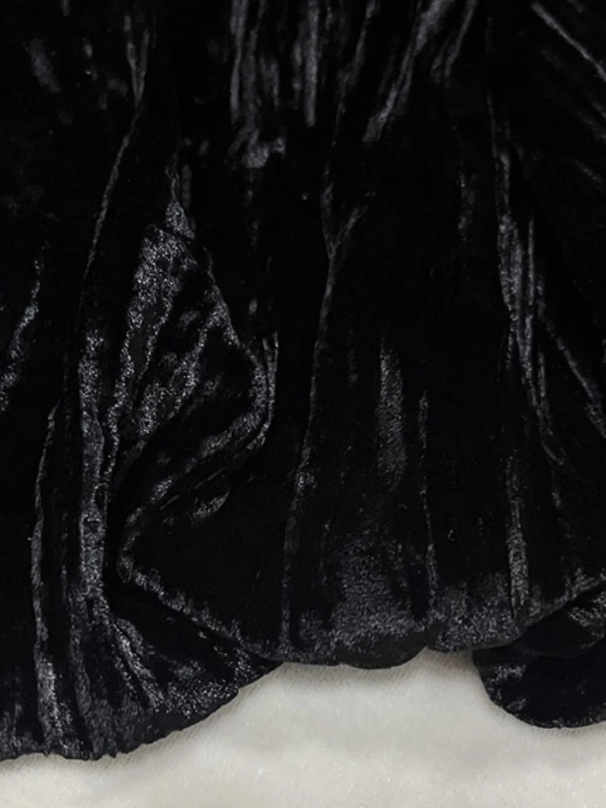 Высококачественная натуральная бархатная модная ткань м белая черная