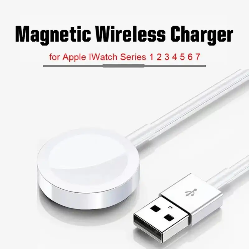

Suitable For Apple IWatch Series Se/6/5/4/3/2/1 Smart Watch Charger Portable Magnetic Wireless USB Charging Dock Direct Sales