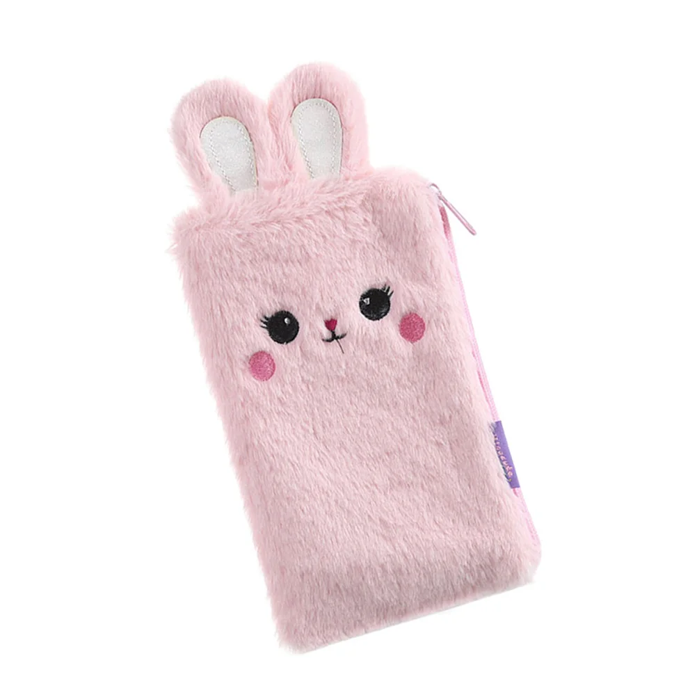 

Rabbit Pen Case Portable Cosmetics Bag Pen Case Organizer Cases Stuffed Case Bag Plush Case