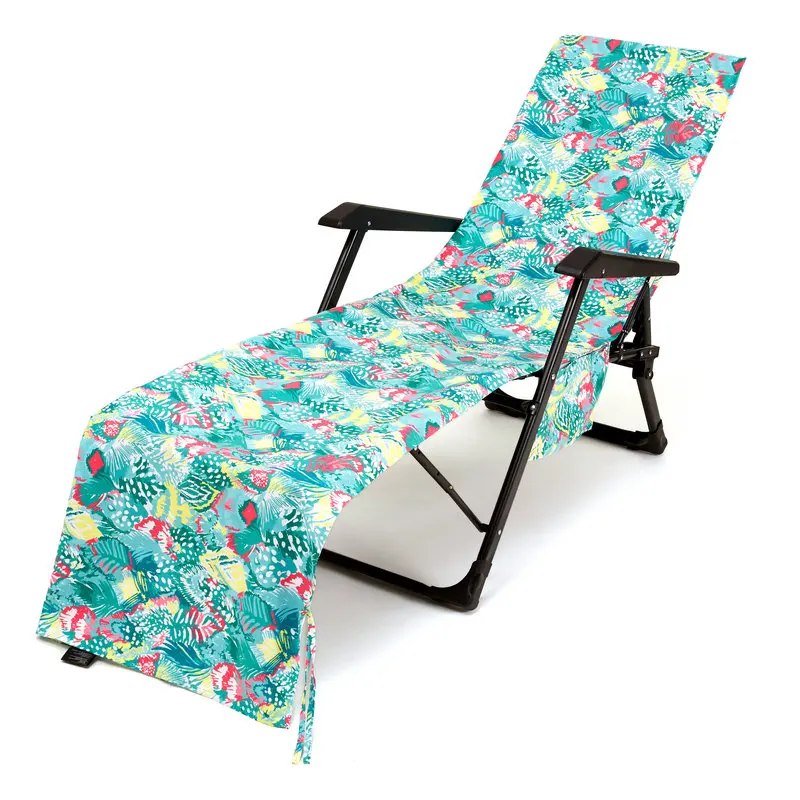 Пляжный чехол с леопардовым принтом для кресла отдыха летняя кровать бассейна