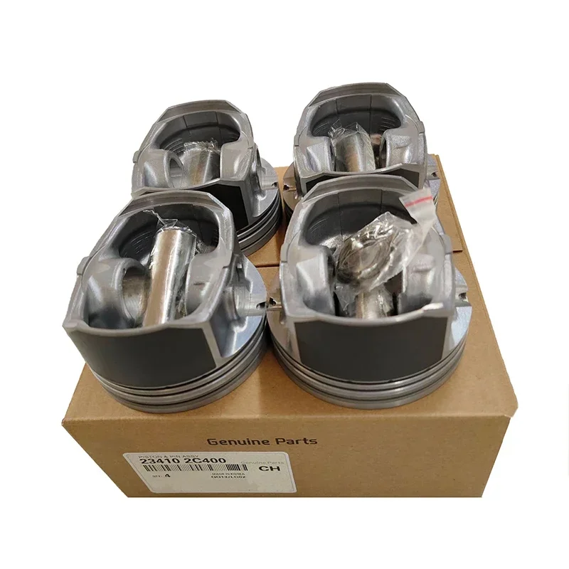 Комплект поршней двигателя для Kia Hyundai Genesis Coupe 2.0T 23410-2C400 2009-2014 гг. 234102 Автозапчасти