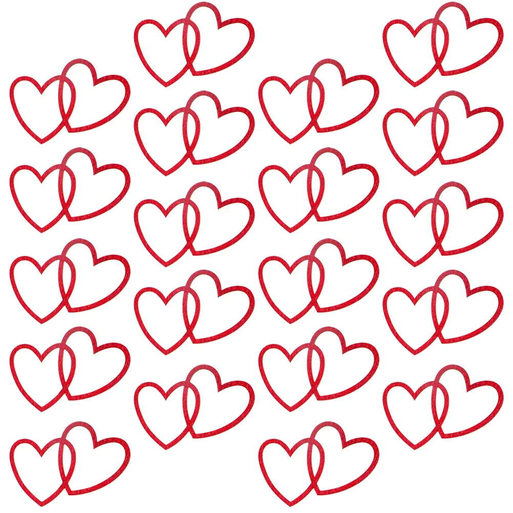 

30Pcs Heart Cake Toppers Nice Love Decorative Practical Birthday Party Supplies Cake Decorations