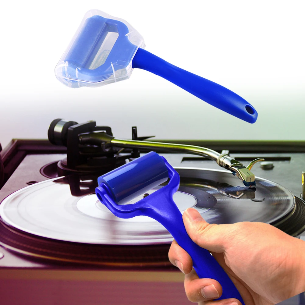 

Многоразовый антистатический силиконовый ролик для чистки виниловых пластинок, инструмент для чистки граммофона