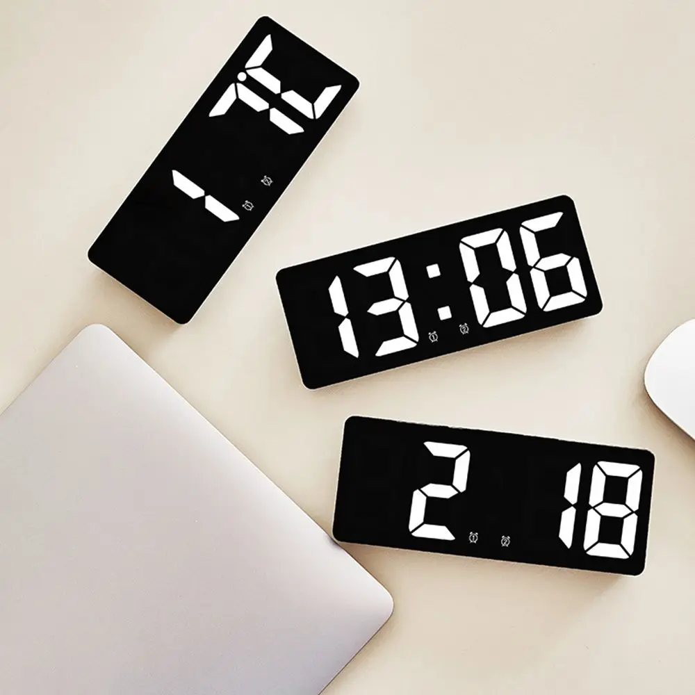 Цифровой Будильник С Голосовым Управлением Настольные Часы Функцией Повторения