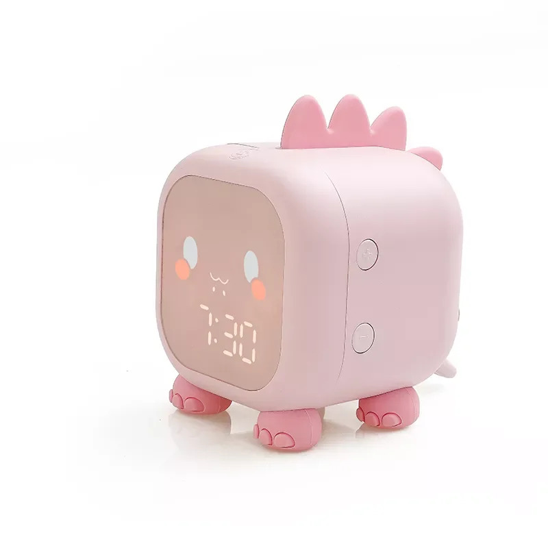 

Cute Dinosaur Digital Alarm Clock for Children's Bedroom Clock Sleep Bedside Wake Up Night Light Relojes Desktop Decoration