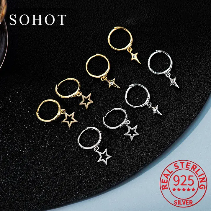 

Женские серьги-гвоздики из серебра 925 пробы, с фианитом