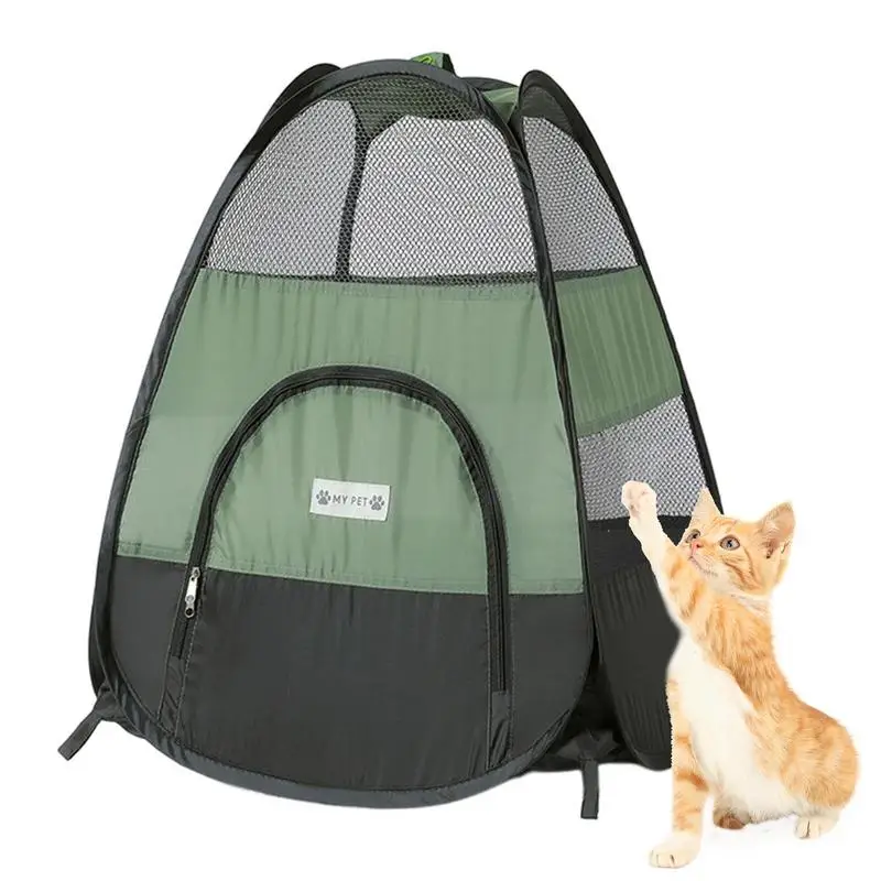 

Cat Tent Animal Tent Breathable Pets Tent Detachable Nest With Grid Window Design Strong Construction Suitable For Duck Puppy