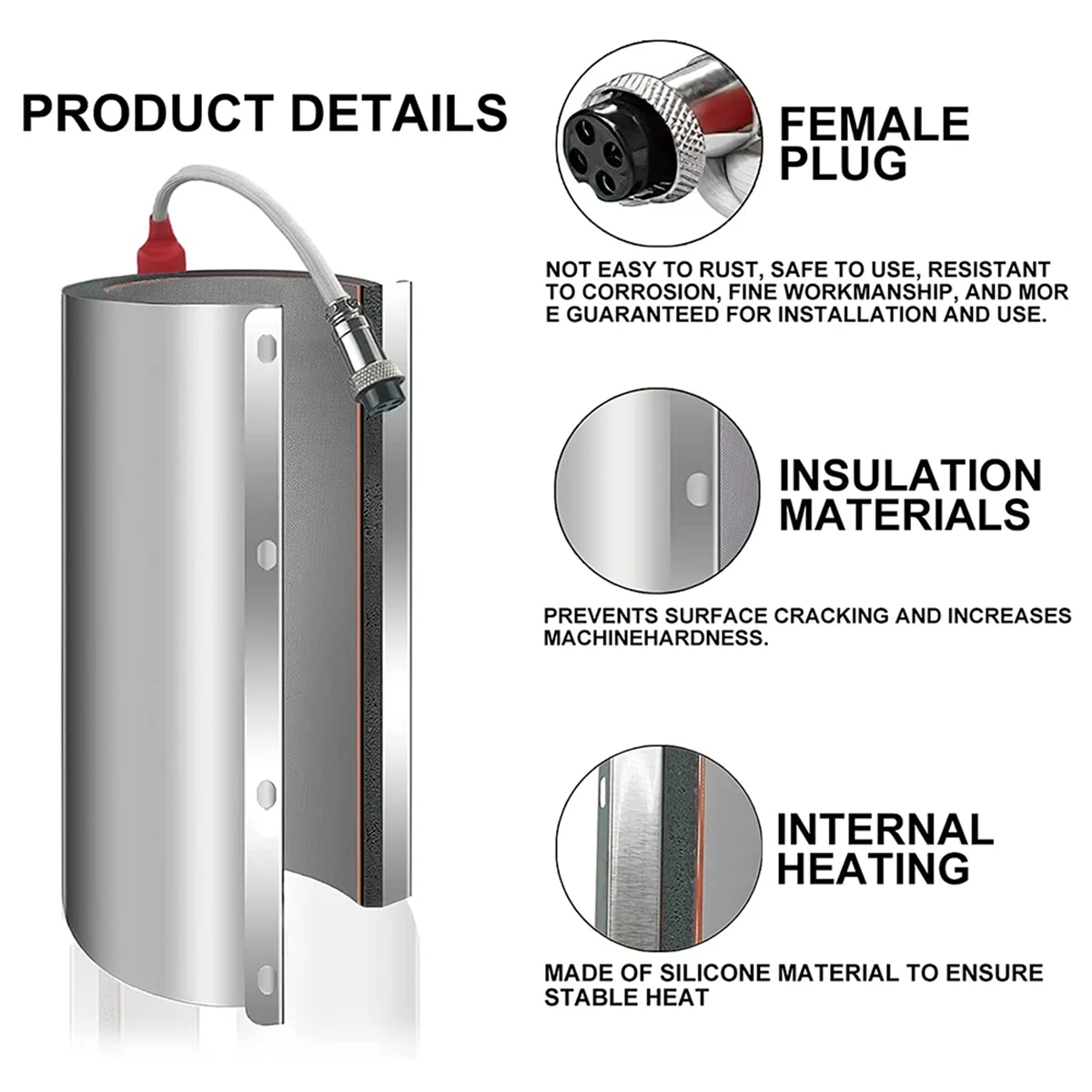 Насадка для термопресса стакана 30 унций 110 В термопрессовой машины подходит