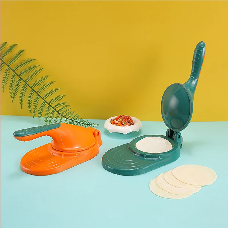 

Kitchen Tool Plastic Dumpling Skin Artifact Manual Wrapper Making Mold Dough Pressing Tool Baking Pastry DIY Dumpling Maker