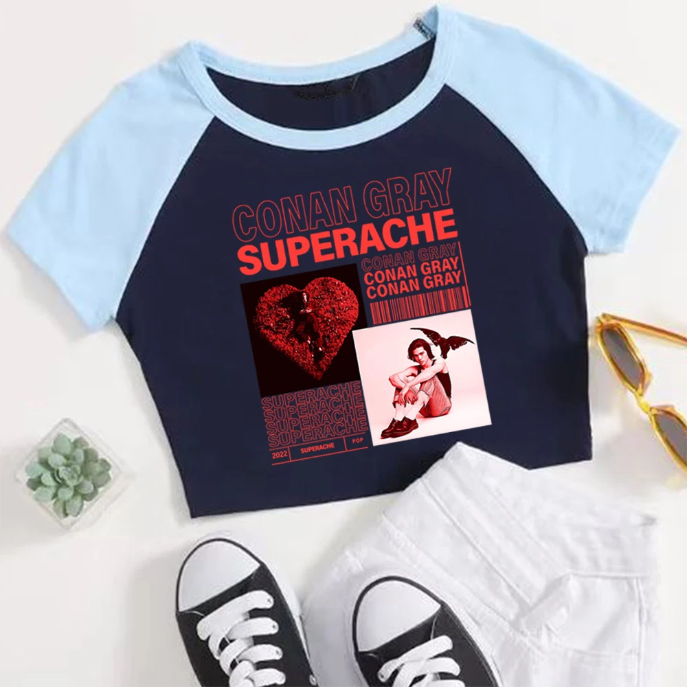 Укороченная рубашка Conan Gray Found Heaven superach Топы И Футболки