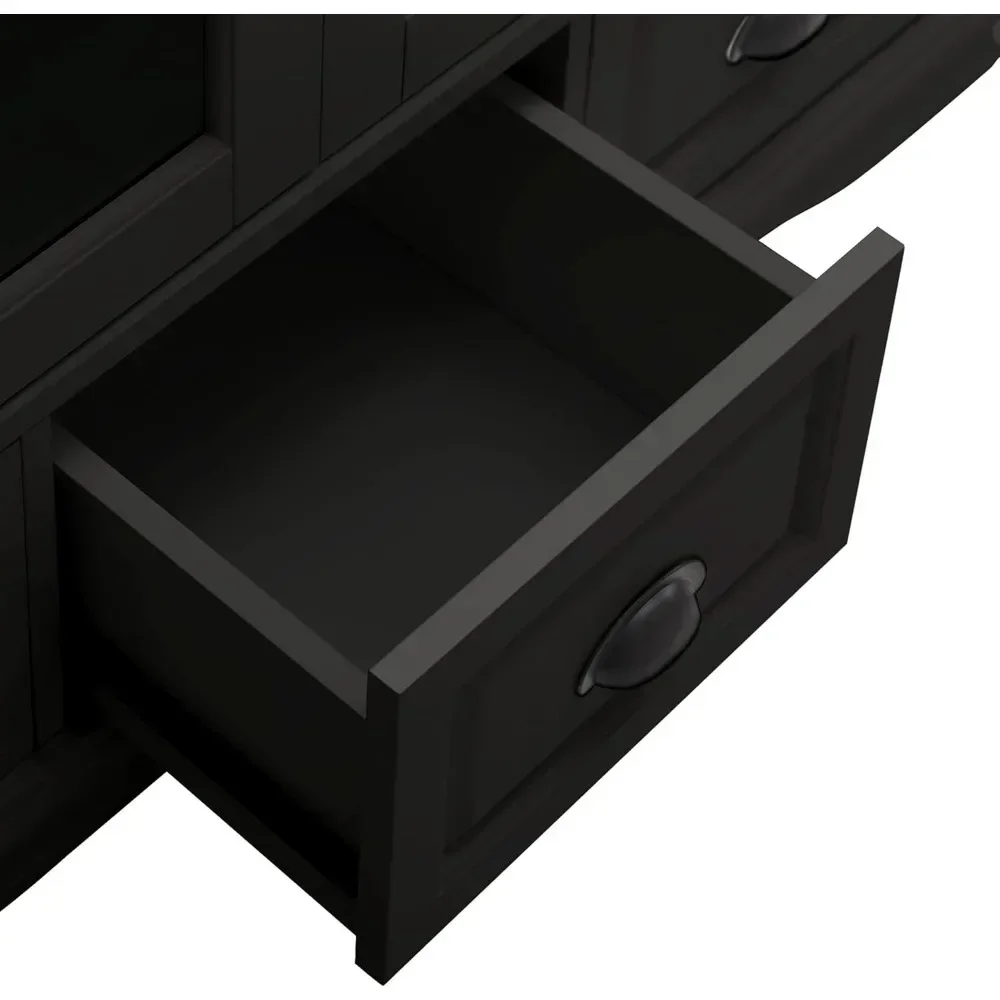 40 дюймов кухонный шкаф для кладовой стеклянные двери мебель регулируемая полка