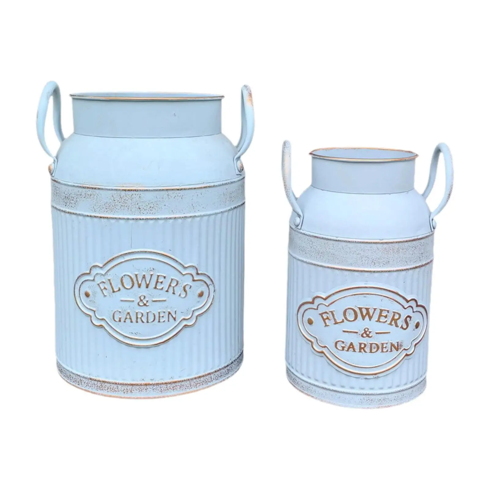 

Металлические вазы для цветов в деревенском стиле