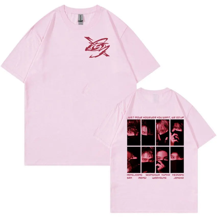 Футболка Мужская/Женская хлопковая оверсайз с принтом Ateez