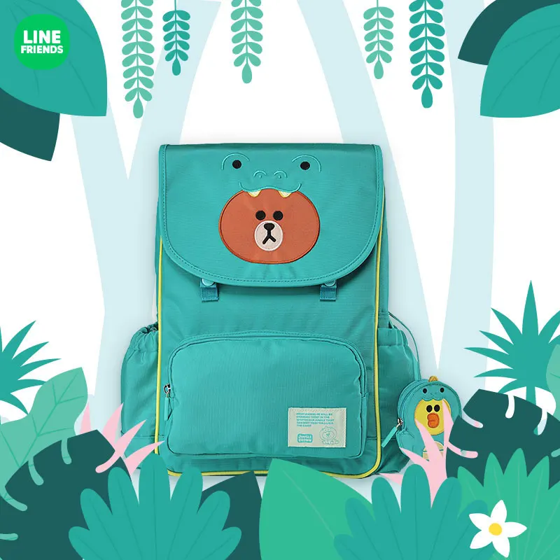 

Милый детский рюкзак из серии LINE FRIENDS JUNGLE