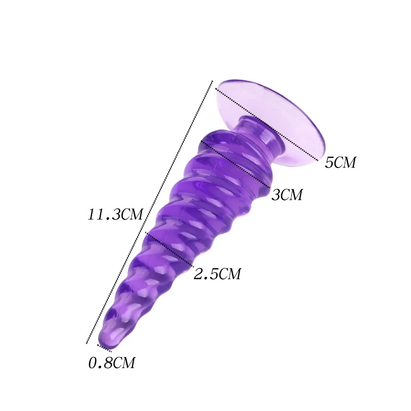 Силиконовый анальный фаллоимитатор без вибратора Мужской массажер простаты