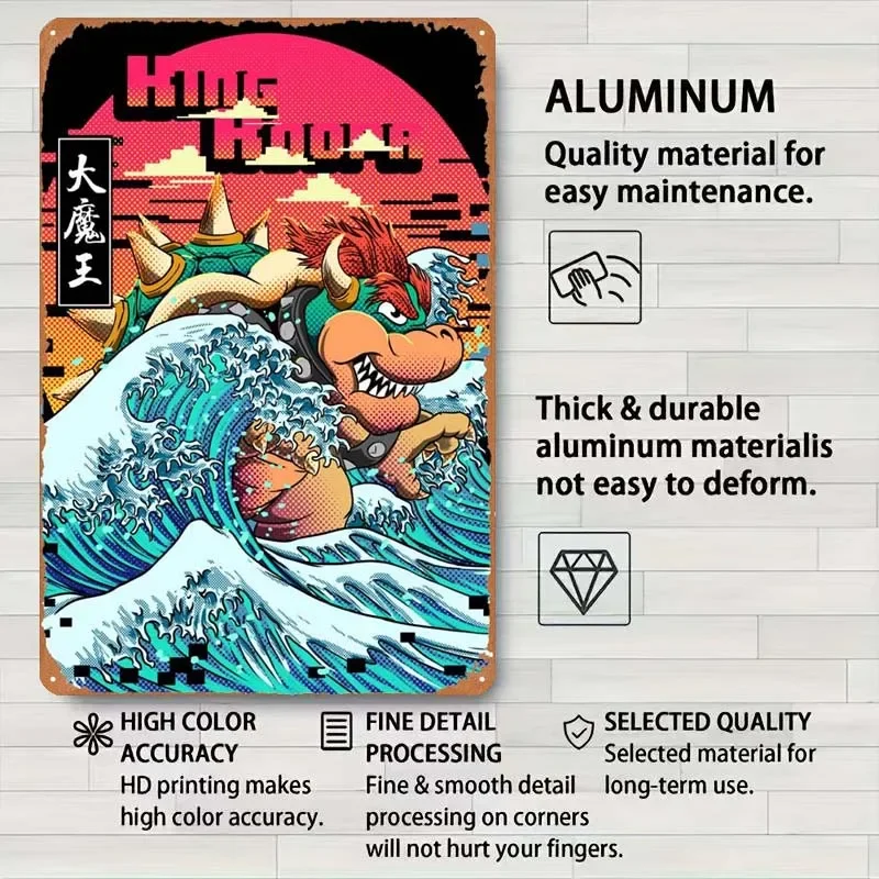 Игровой металлический постер Its King koooopa дверной знак металлическая фотография