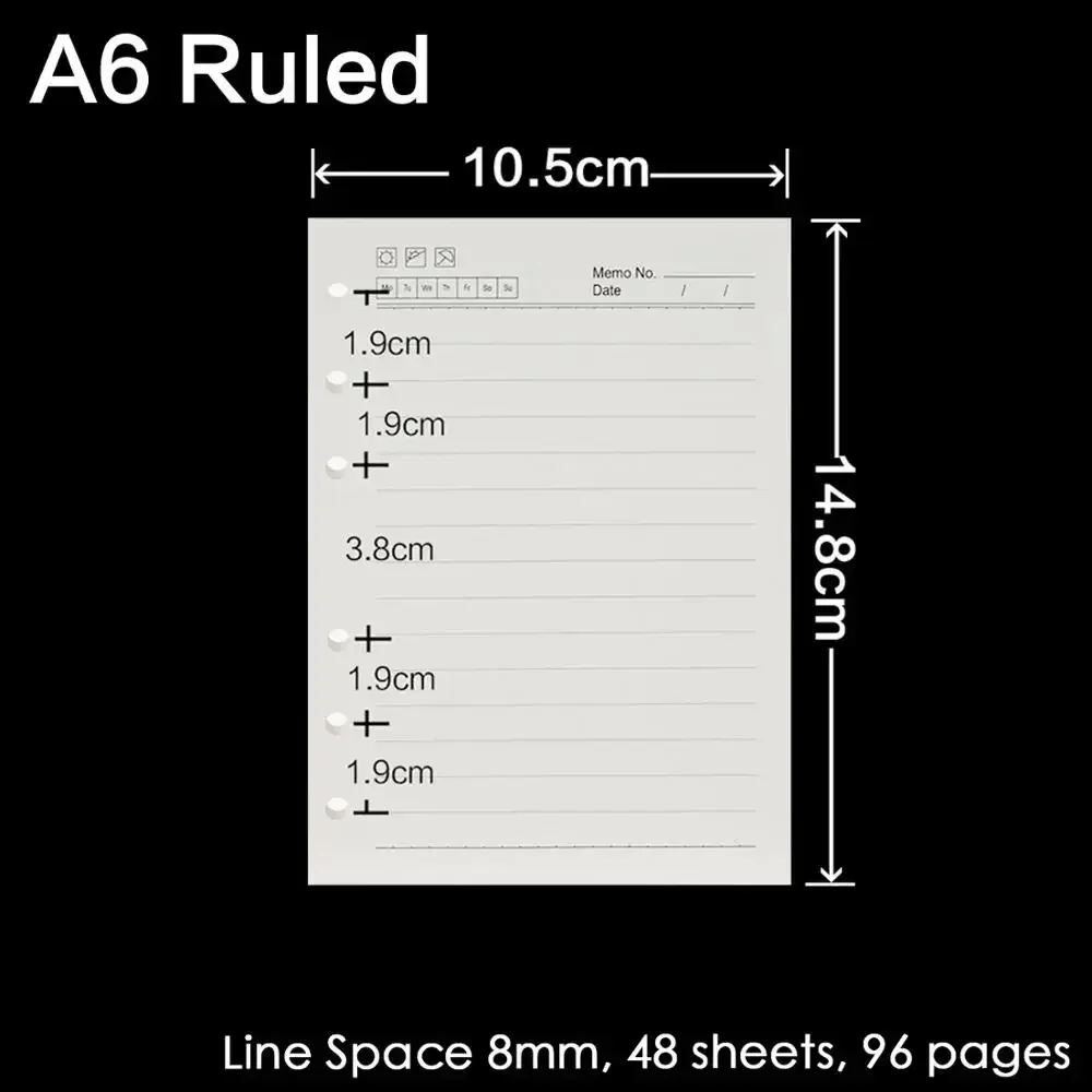 

Moterm листы для блокнота 100г, 4 шт.