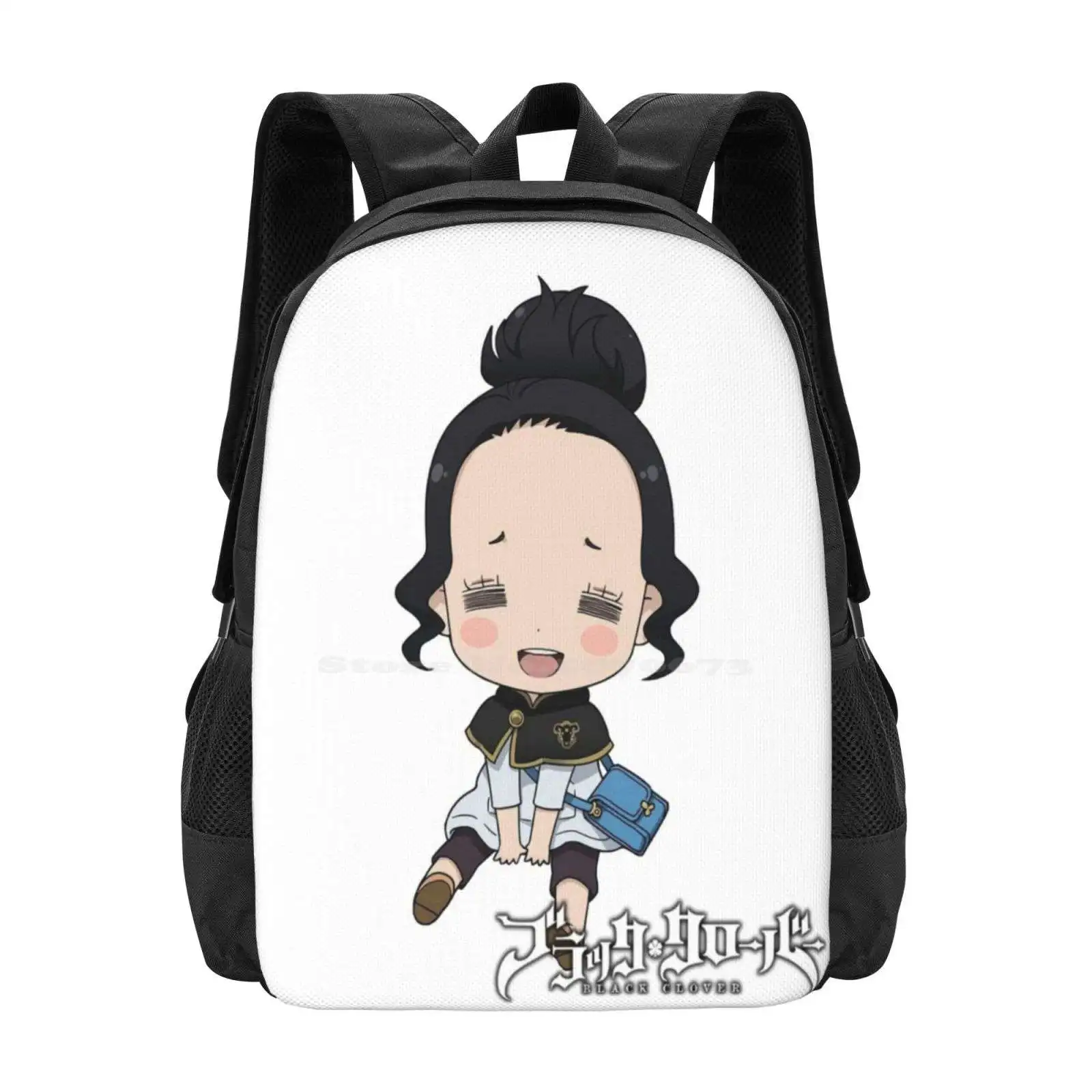 

Charmy Fashion Pattern Design Travel Laptop School Backpack Bag Charmy Black Clover Anime Manga